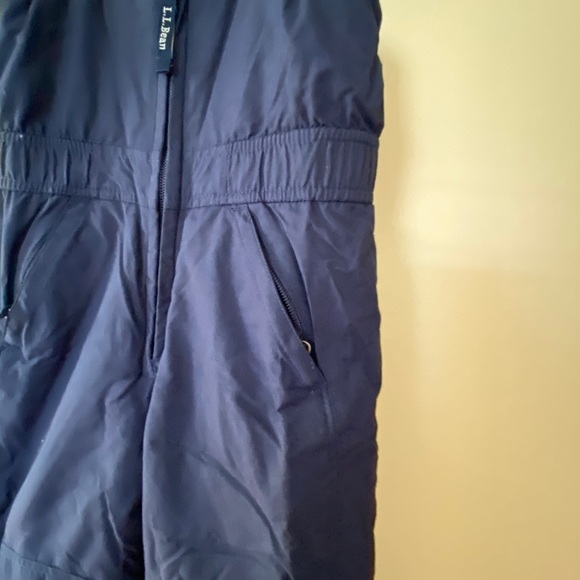 L.L. Bean Bottoms L L Bean Snowski Bib Overalls Zip Front Adj